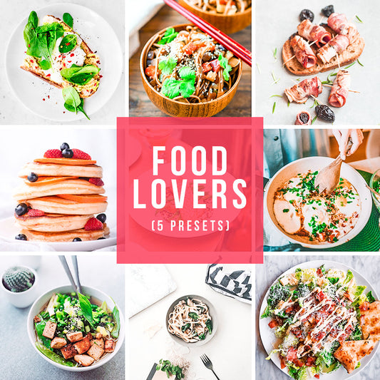 FOOD LOVERS (5 PRESETS)