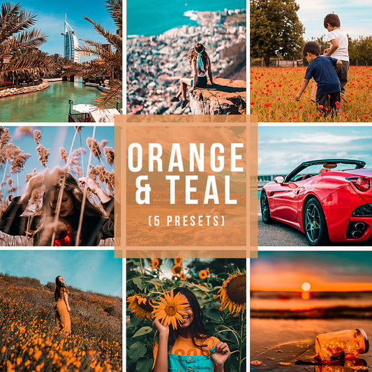 ORANGE & TEAL (5 PRESETS)